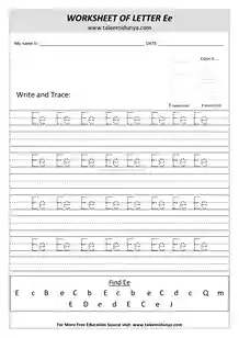 worksheet Ee